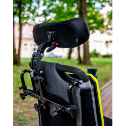 Regulowany zagłówek do wózka elektrycznego IFREE Polska Marka GESS | Zapytaj w Sklepie Medycznym